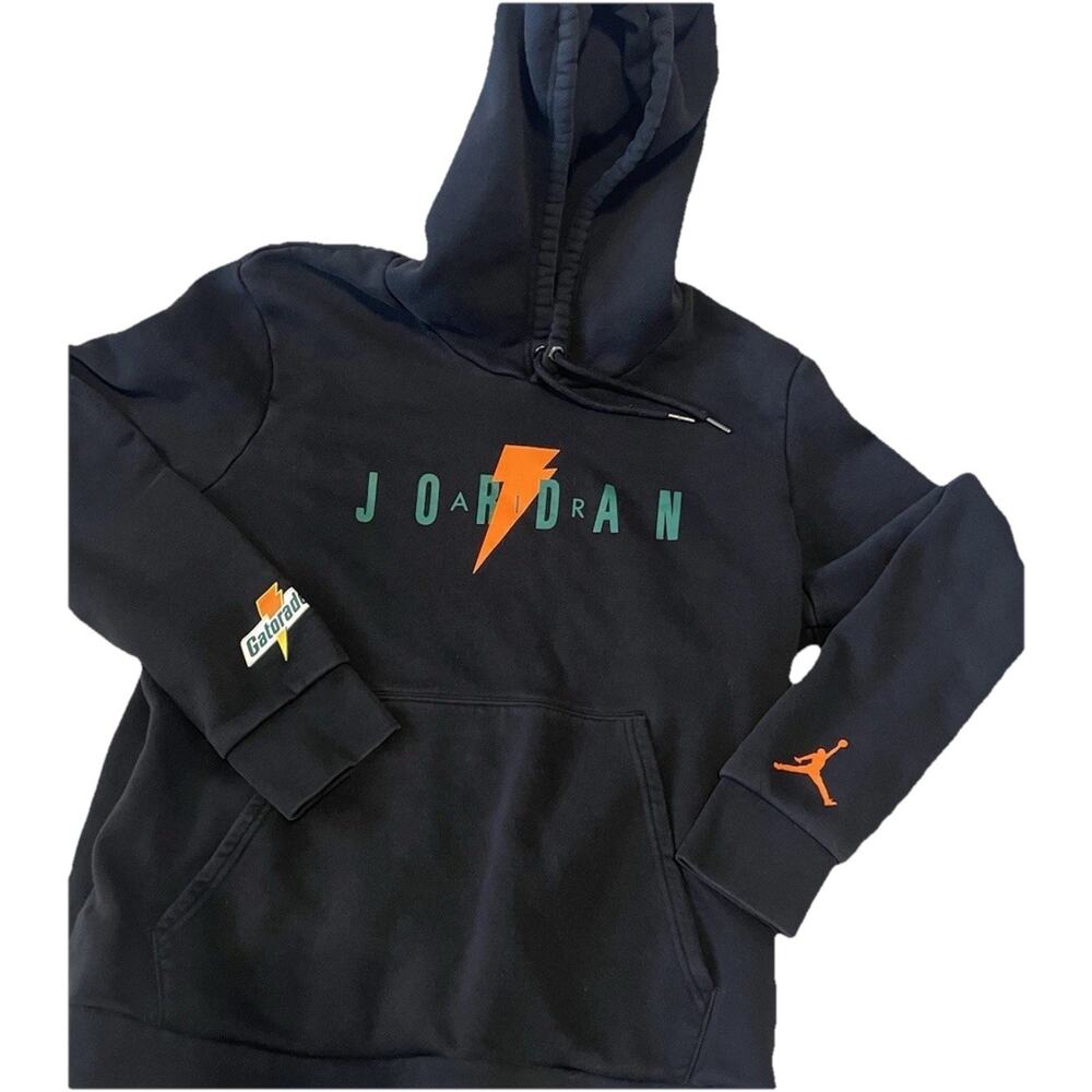 Nike Air Jordan Gatorade Fleece Hoodie Men’s Size S Black